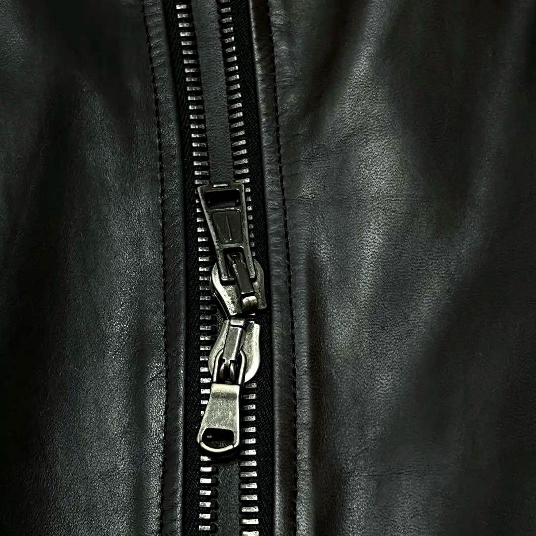 LOUNGE LIZARD ダブル レザー ライダースジャケット size:1