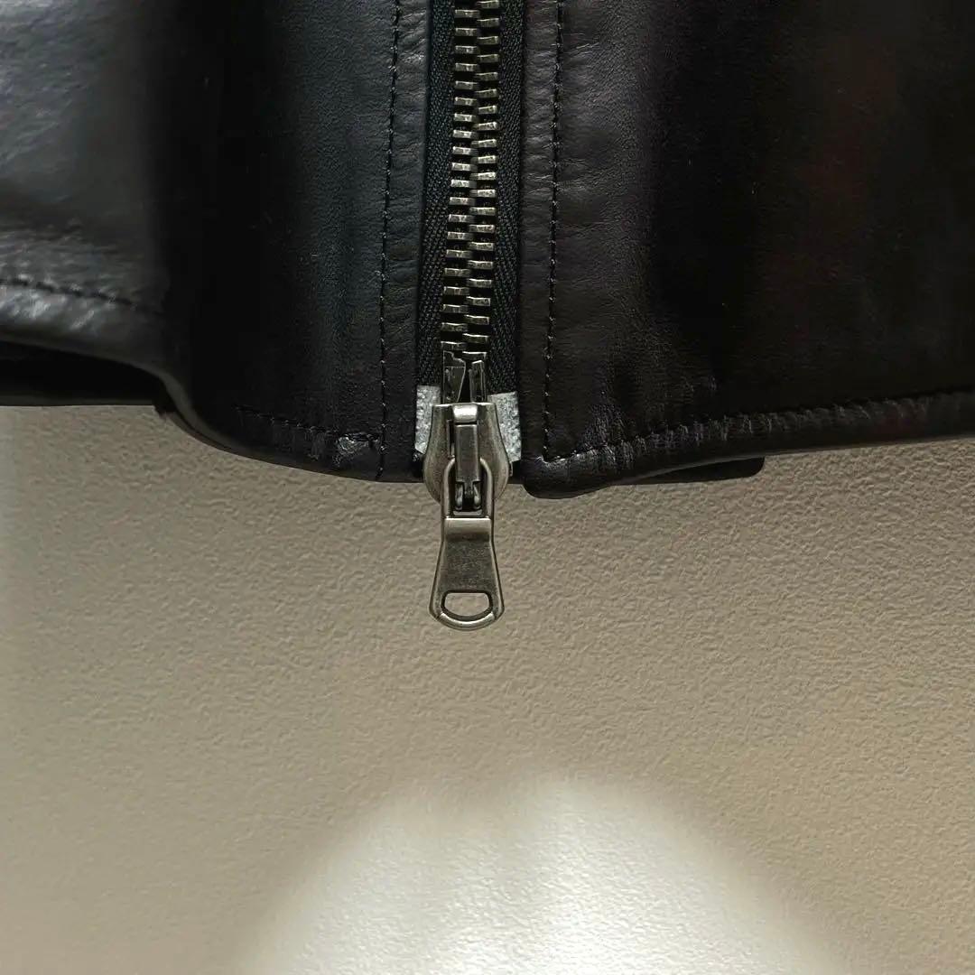 LOUNGE LIZARD ダブル レザー ライダースジャケット size:1