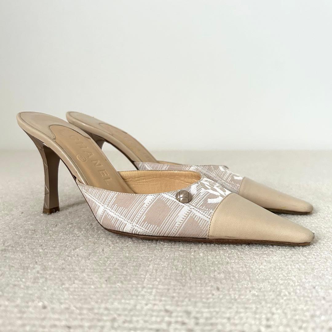 CHANEL シャネル パンプス ミュール ヒール 23cm