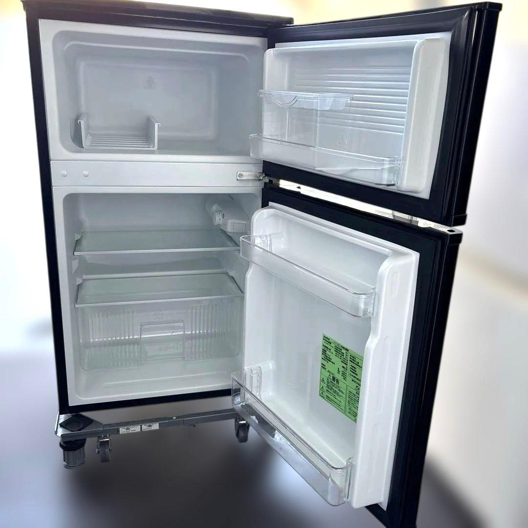 2024年製/Comfee /ブラック/2ドア冷蔵庫 RCT90BL(E)