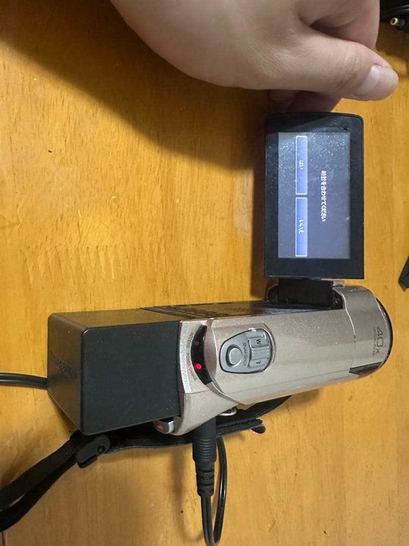 HDビデオカメラ シルバー レッド ブラウン 3台セット