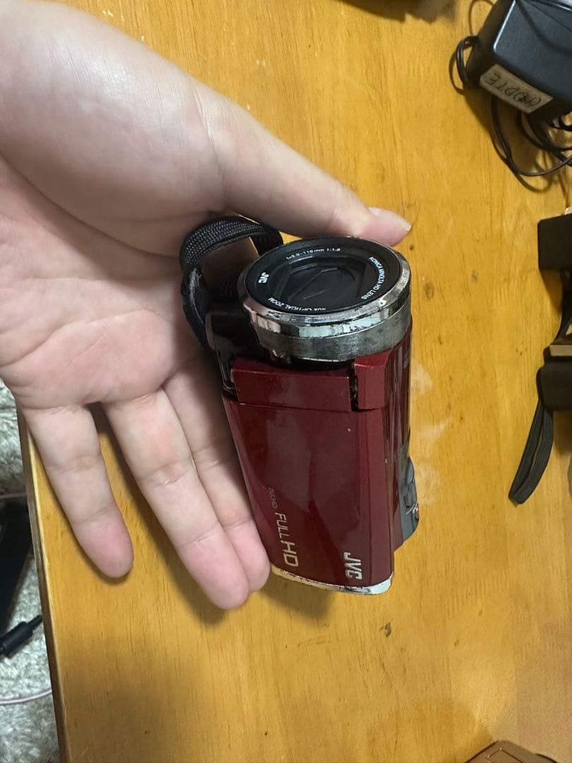 HDビデオカメラ シルバー レッド ブラウン 3台セット