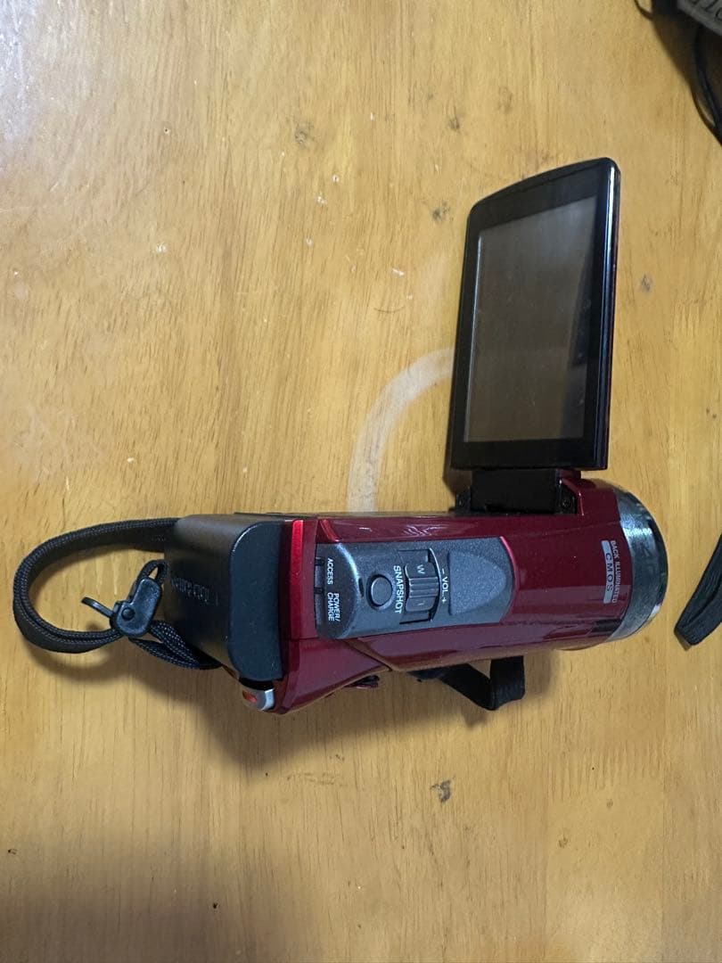 HDビデオカメラ シルバー レッド ブラウン 3台セット