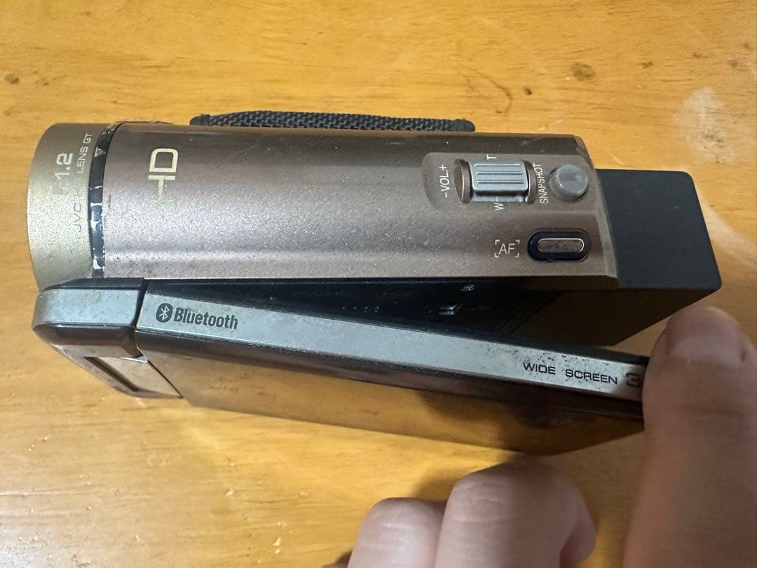 HDビデオカメラ シルバー レッド ブラウン 3台セット