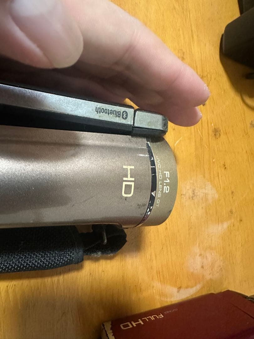 HDビデオカメラ シルバー レッド ブラウン 3台セット