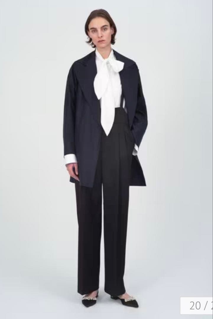 ドゥロワー　SPRING ボウタイシャツ　36 ブラウス