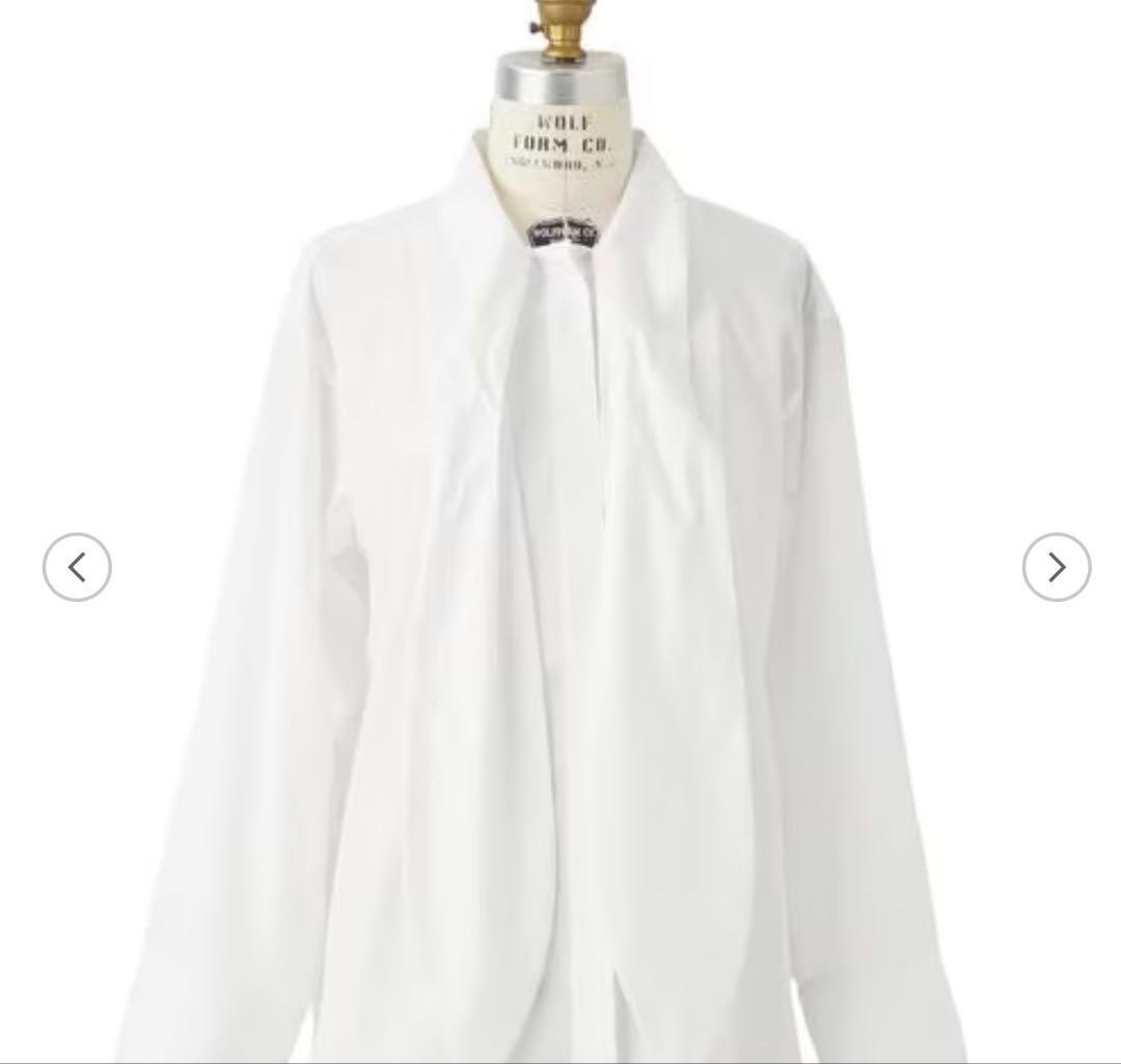 ドゥロワー　SPRING ボウタイシャツ　36 ブラウス