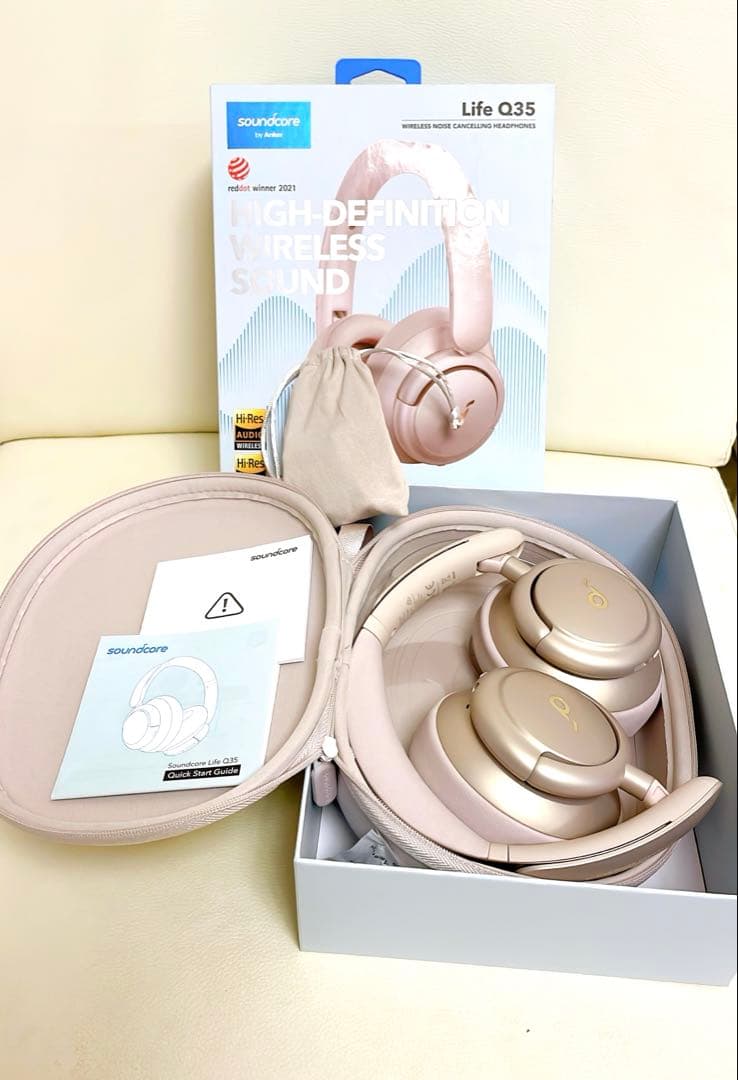 【未使用品✨美品】Anker Soundcore Life Q35 ピンク