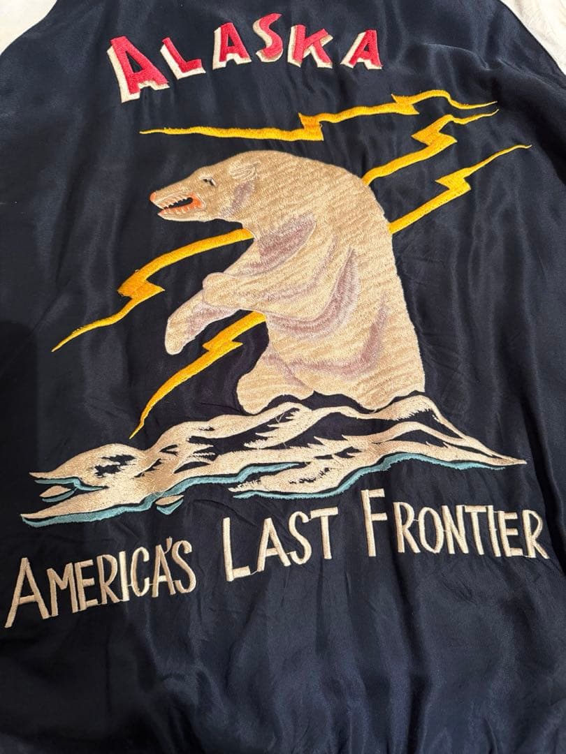 テーラー東洋 ALASKA アラスカジャン エイジングモデル スカジャンXL熊