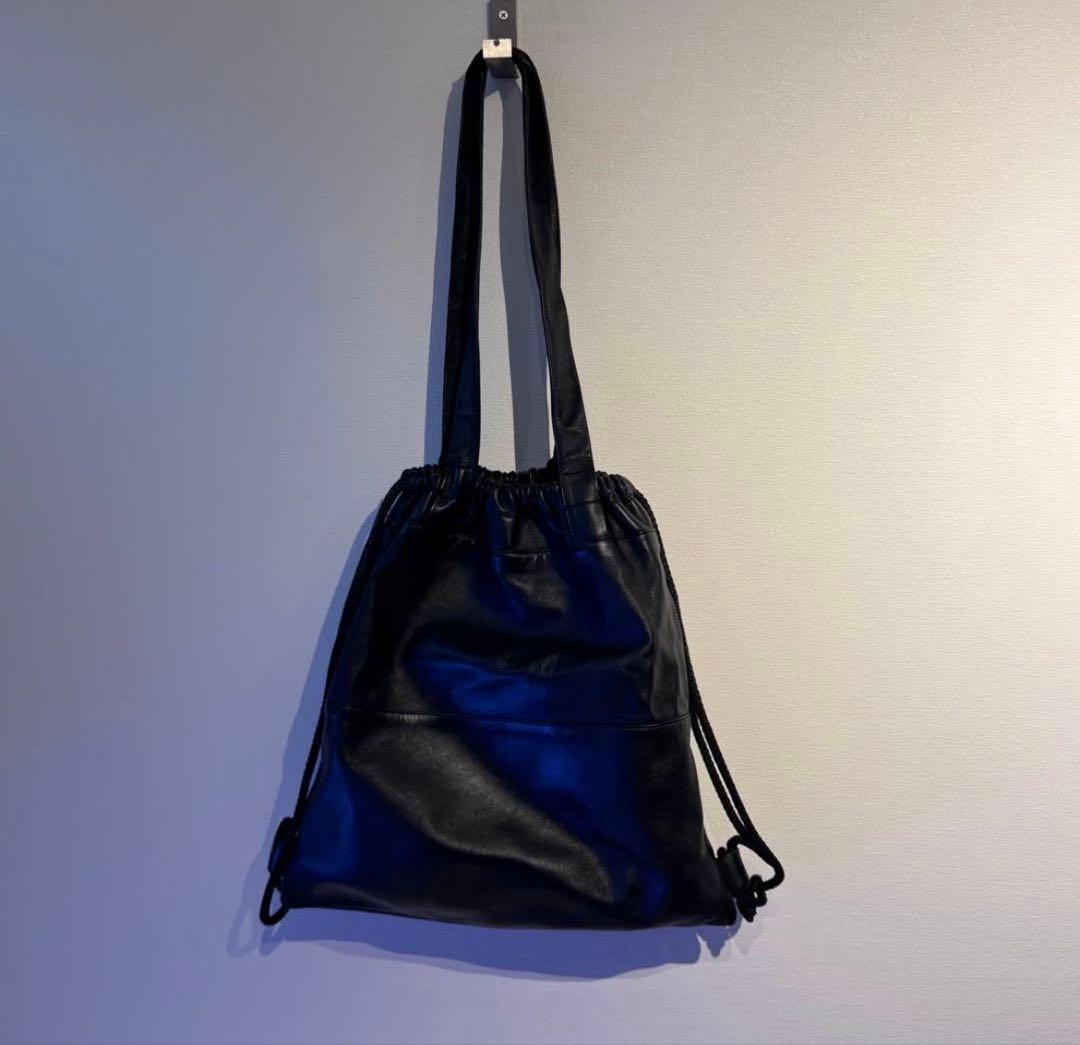 CABaN ゴートスキン 2WAYトートバッグ ブラック