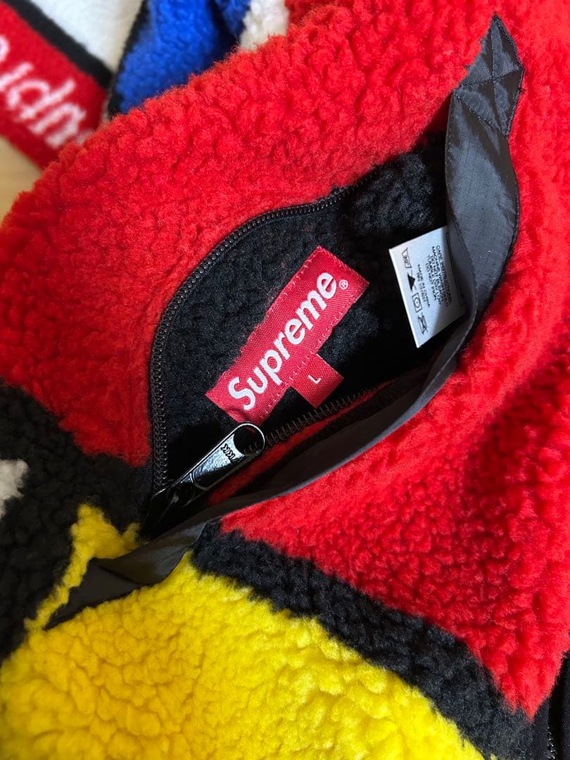 supreme リバーシブル　ボアフリース