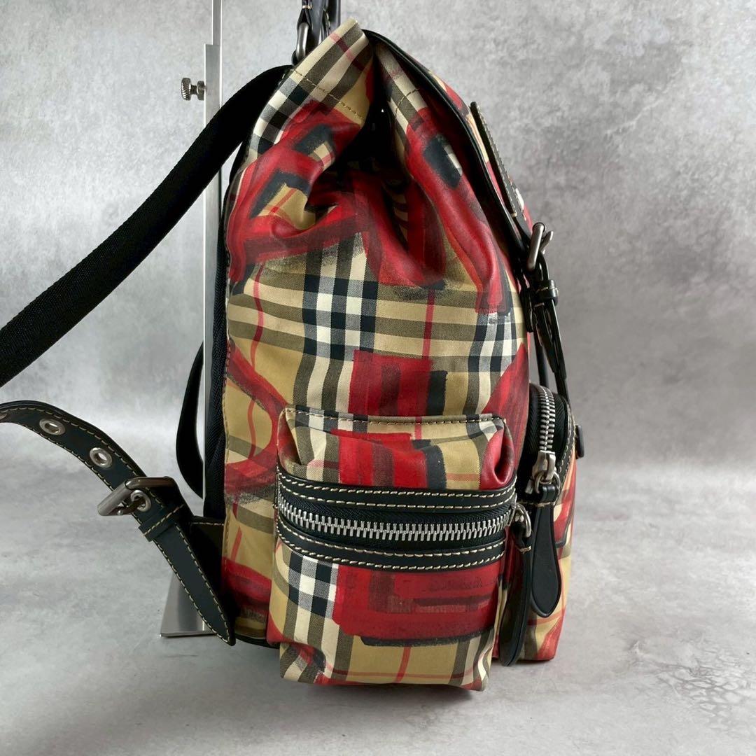 【jon】バーバリー グラフィティ リュック ビンテージチェック ノバ