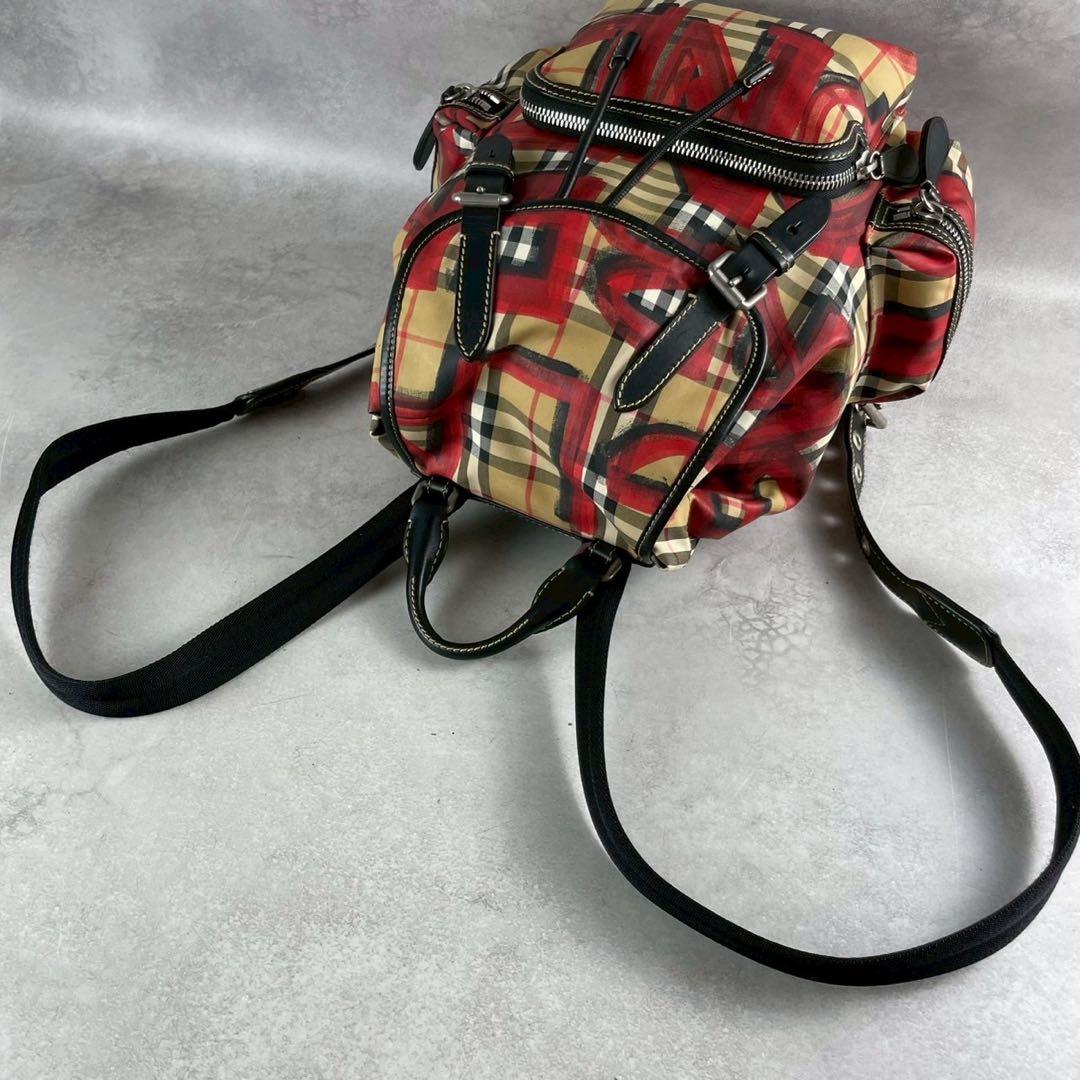 【jon】バーバリー グラフィティ リュック ビンテージチェック ノバ