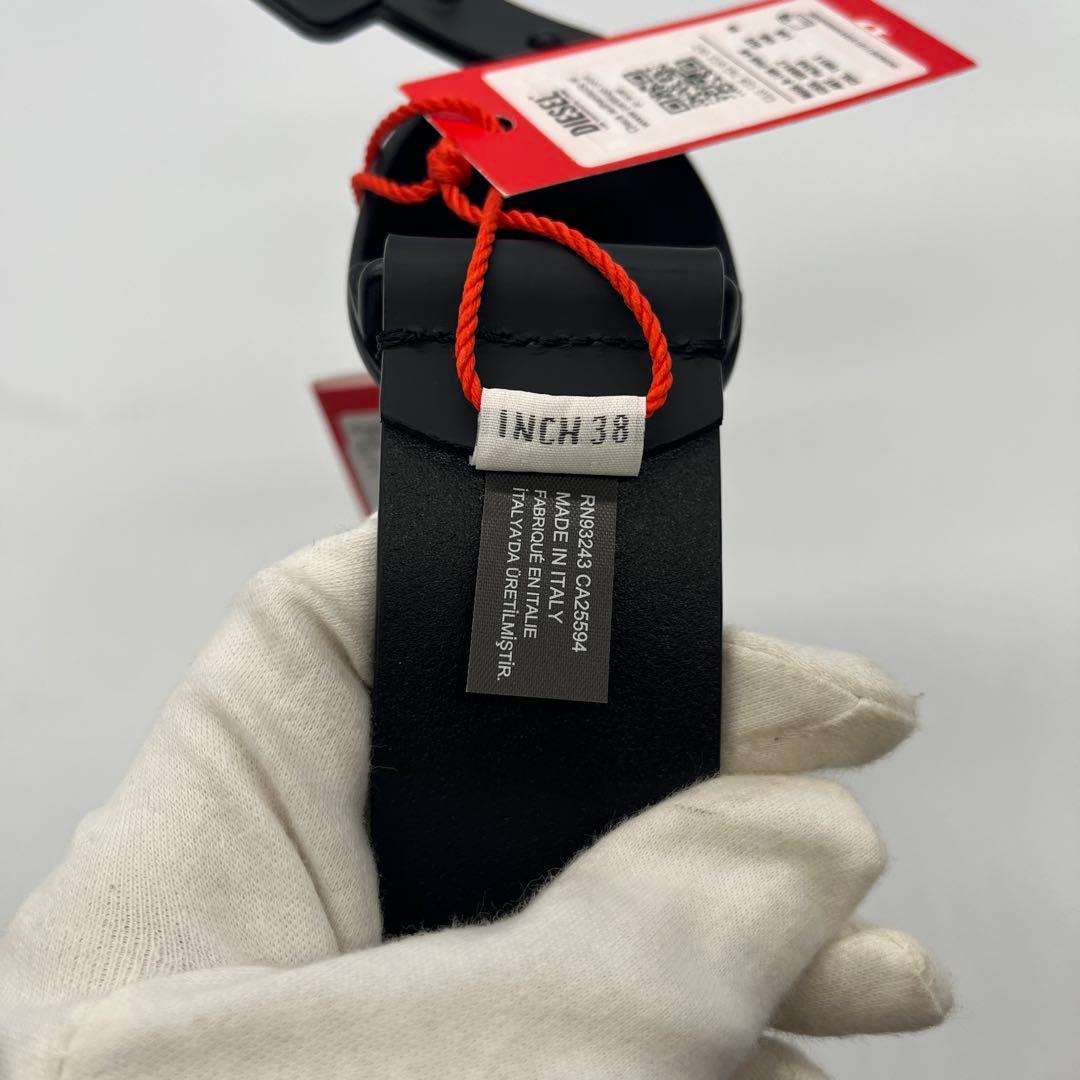 新品未使用 タグ付き ディーゼル DIESEL メンズ ベルト ブラック系