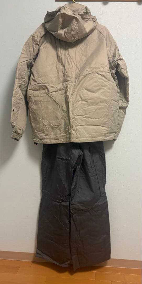 スキーウェア ベージュ/グレー　サイズO