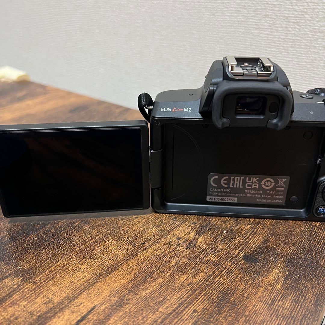 Canon EOS Kiss M2 ミラーレス一眼 ブラック