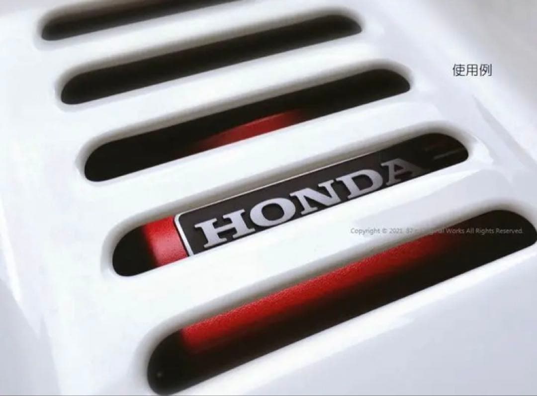 3倍赤いエンジンカバー【ニッコリ出品】