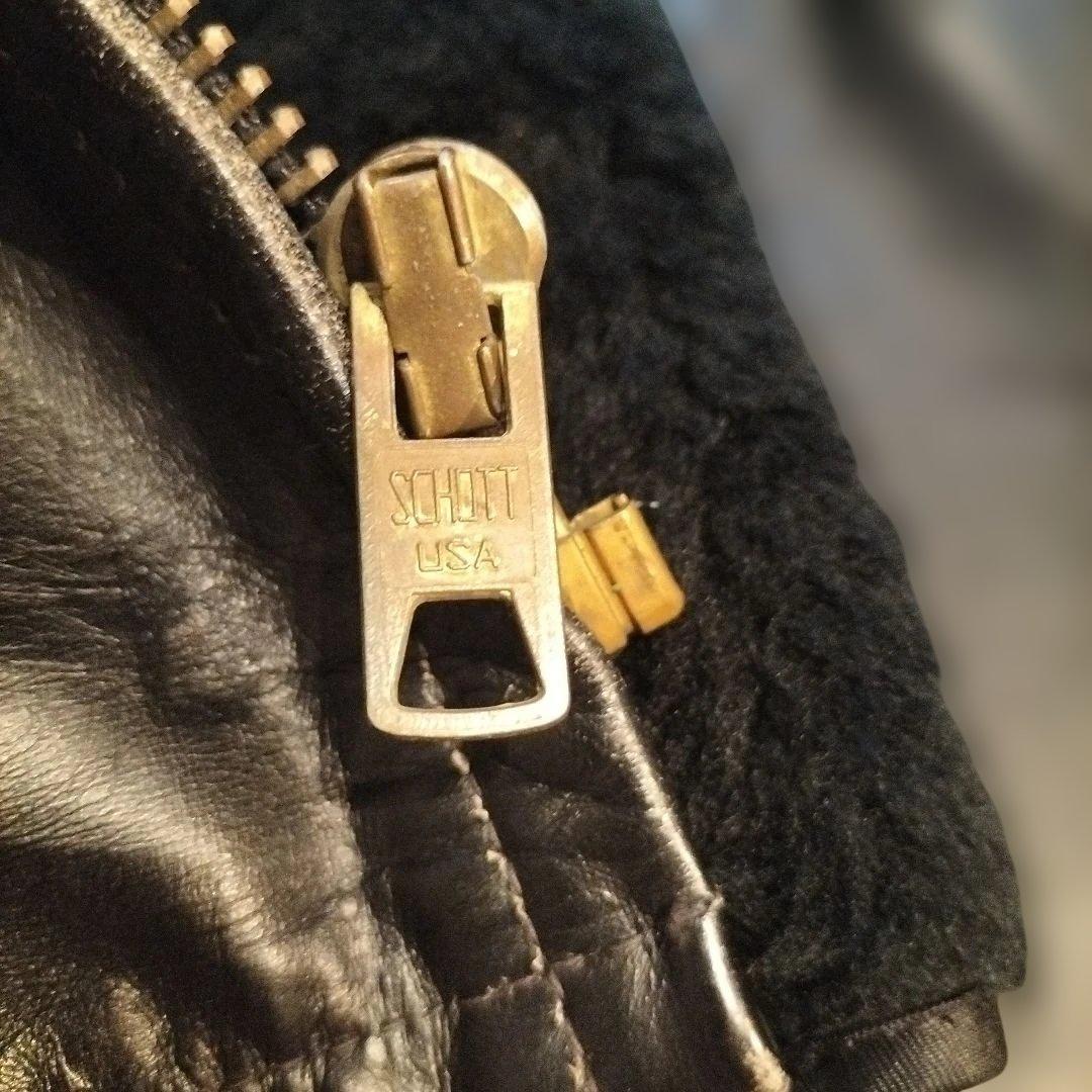 Schott シングルライダース レザージャケット USA製 42 XL