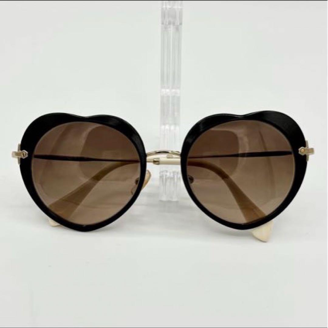 【美品】MIU MIU サングラス ハート ケース付 ミュウミュウ SMU54R