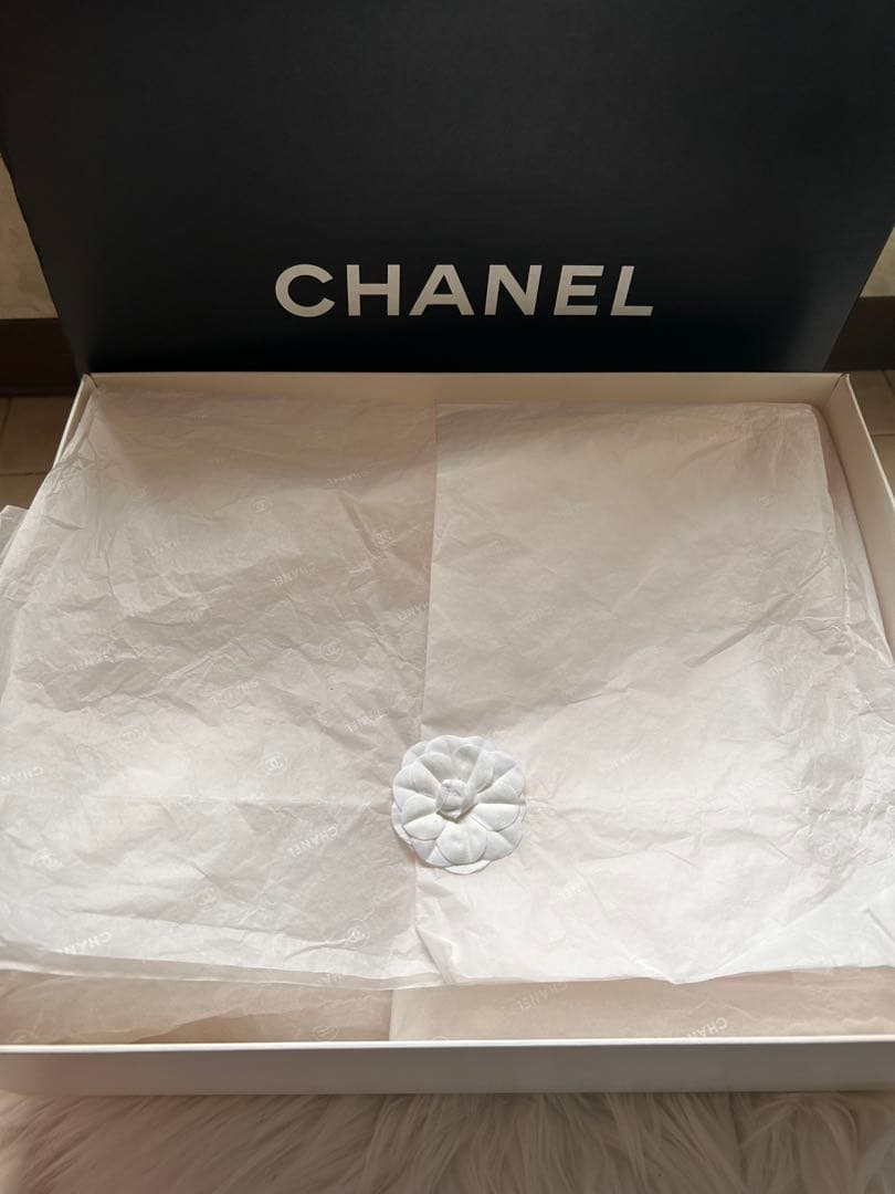 CHANEL キャビアスキン　ダブルチェーンハンドバッグ　ヴィンテージ