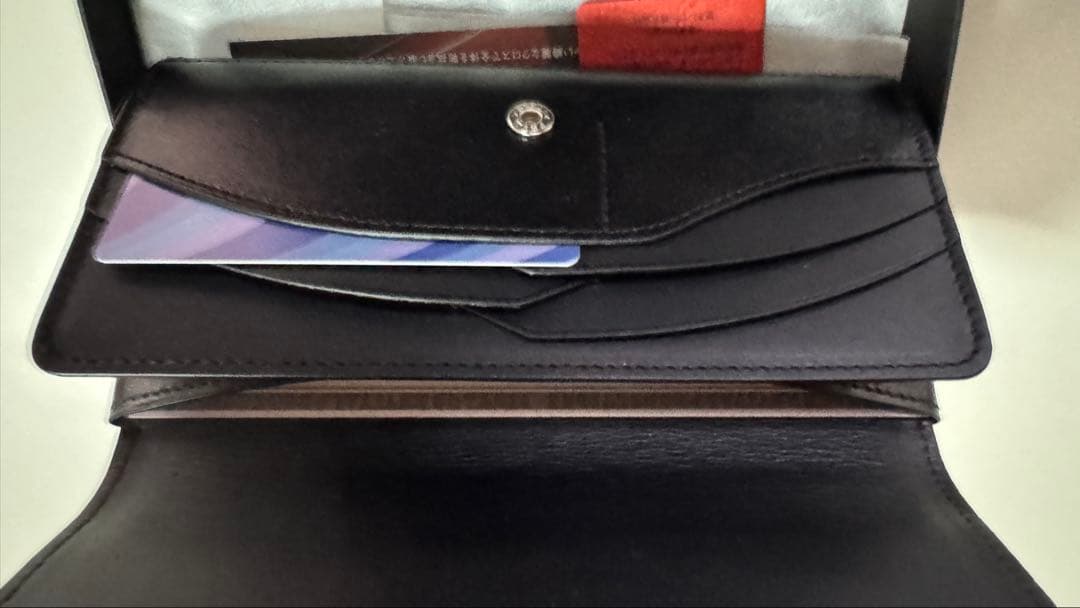 コンパクト長財布 Loneo Basic ブラック