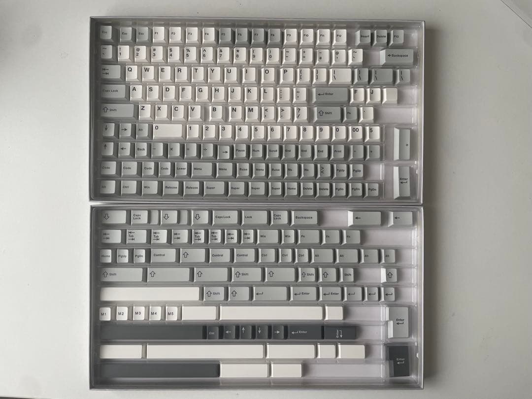 【美品】WS PBT GRAY SKIES キーキャップ