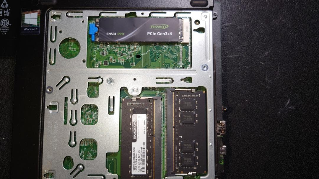 ミニPC ThinkCentre M75q-2 Ryzen5 4650GE