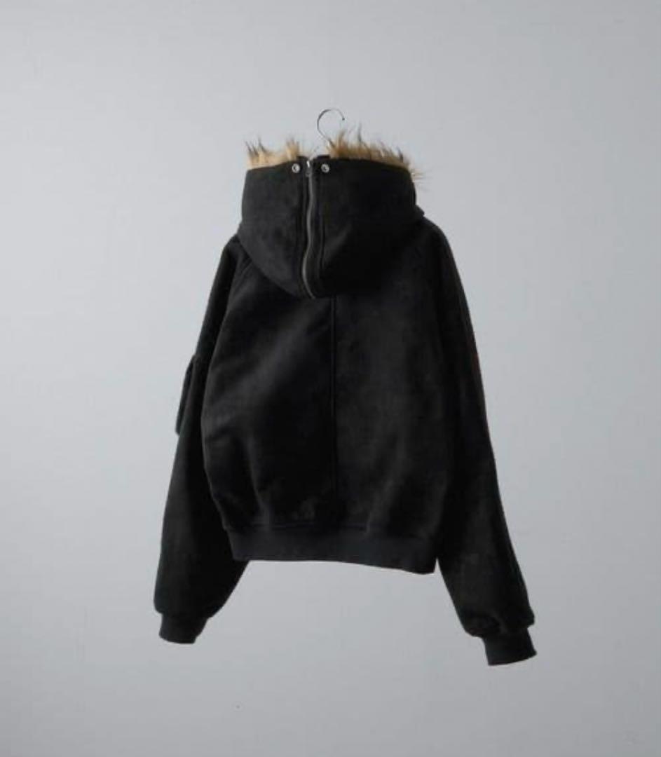 【CLEL】 N-2B ファイヤーマンテックフェード フライトジャケット 黒 M