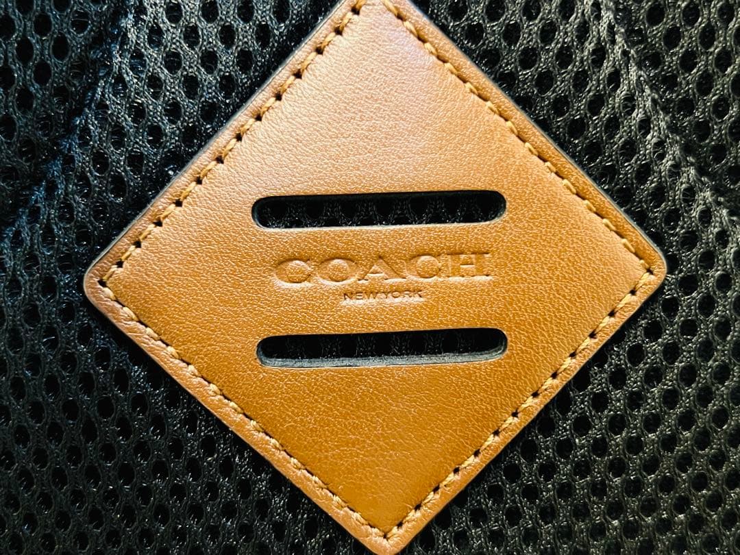 ◆COACH コーチ リュック バックパック レザー ブラック 保管品◆