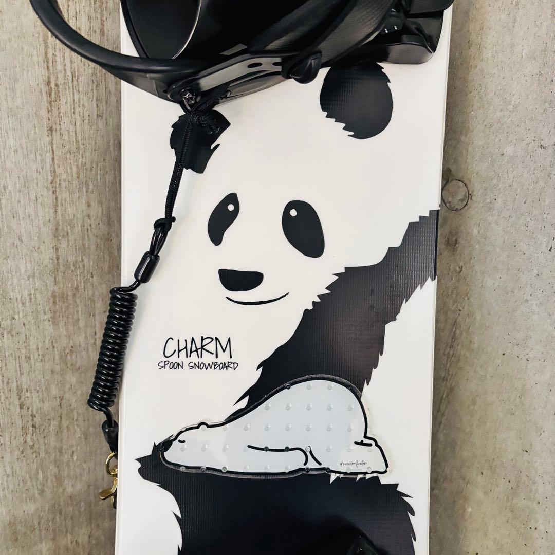 【美品】Spoon Charm 150cm スノーボード パンダ 付属品多数