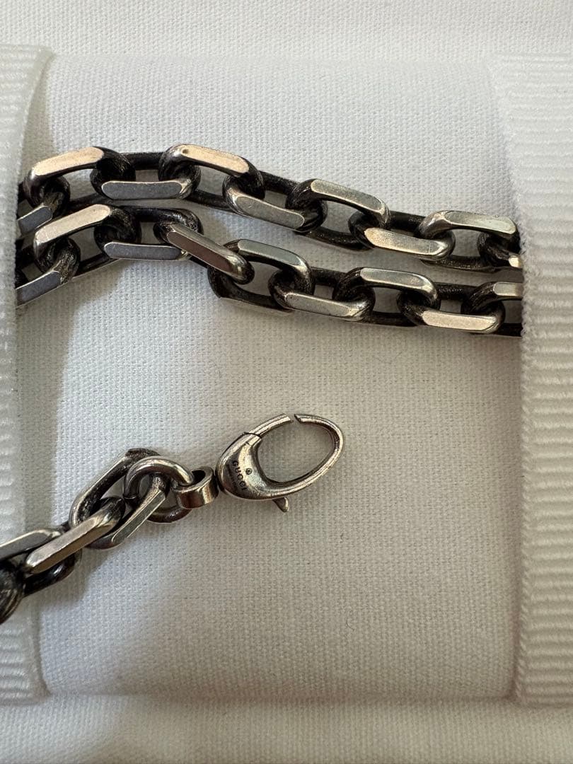 [本日のみ大幅値下げ]GUCCI インターロッキングチェーンネックレス 60cm