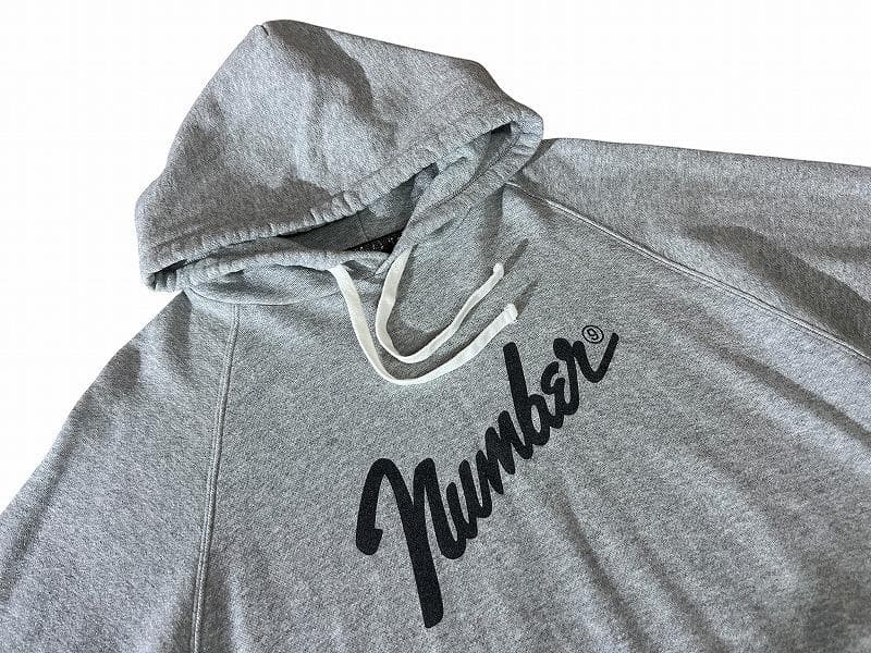 ナンバーナイン Number⑨ フェンダーロゴ スウェット パーカー XL