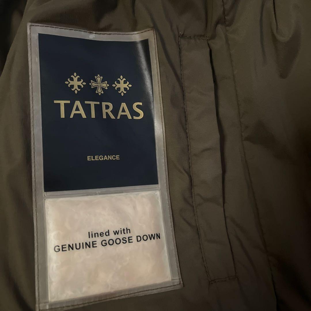 TATRAS カーキ　ナイロンダウンジャケット