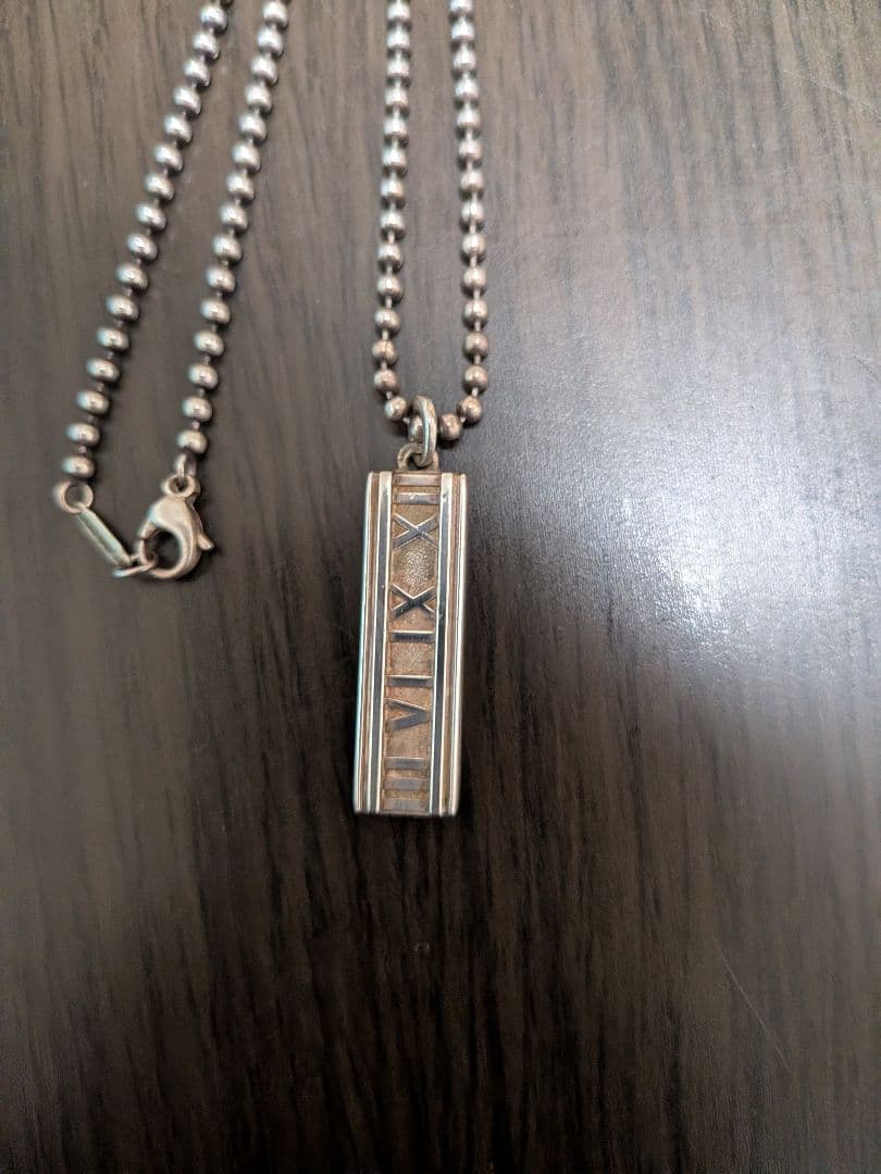 TIFFANY&Co. ティファニー シルバー アトラスバー ネックレス