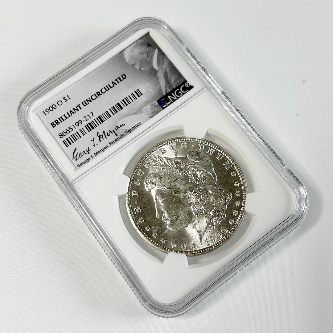 1900年 MORGAN SILVER $ アメリカNGC8665199-217