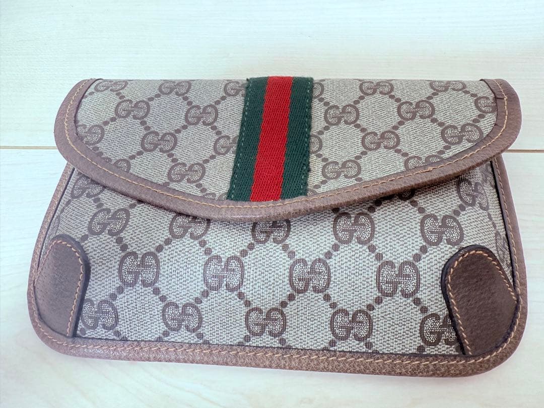 専用　GUCCI オールドグッチ シェリーライン GG ポーチ
