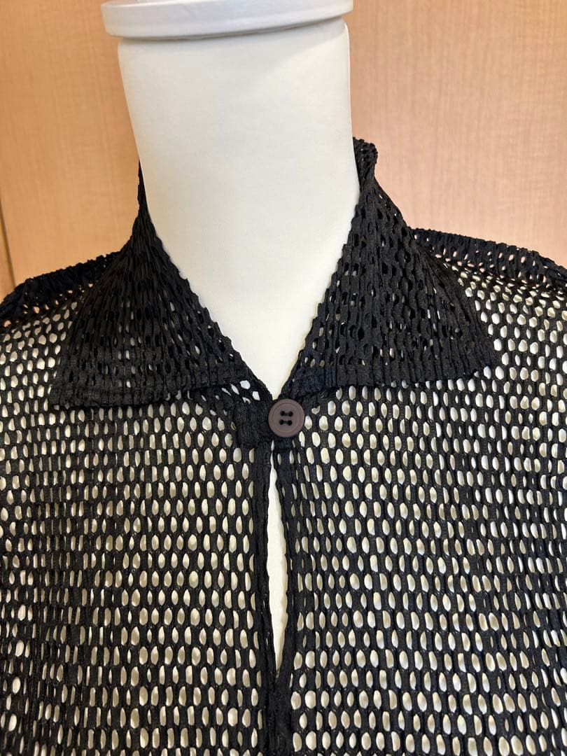 ⭐️本日限定価格⭐️イッセイミヤケメッシュ黒トップス極美品❣️