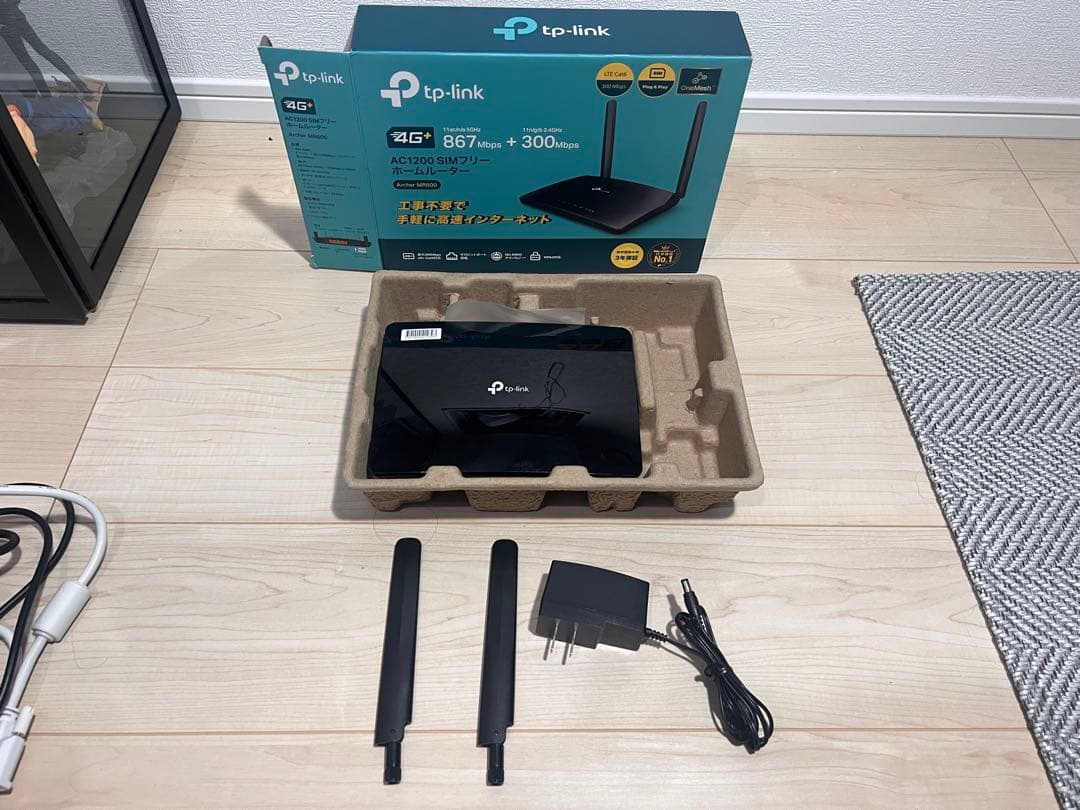 TP-LinkAC1200Archer MR600 SIMフリーWiFiルーター