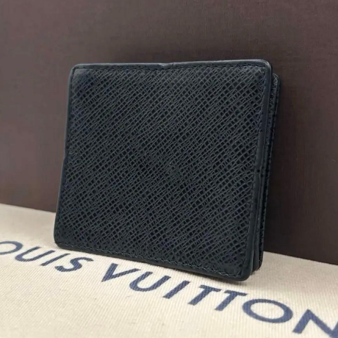 極美品　ルイヴィトン　ボワット　タイガ　ケース　黒 メンズ　レディース