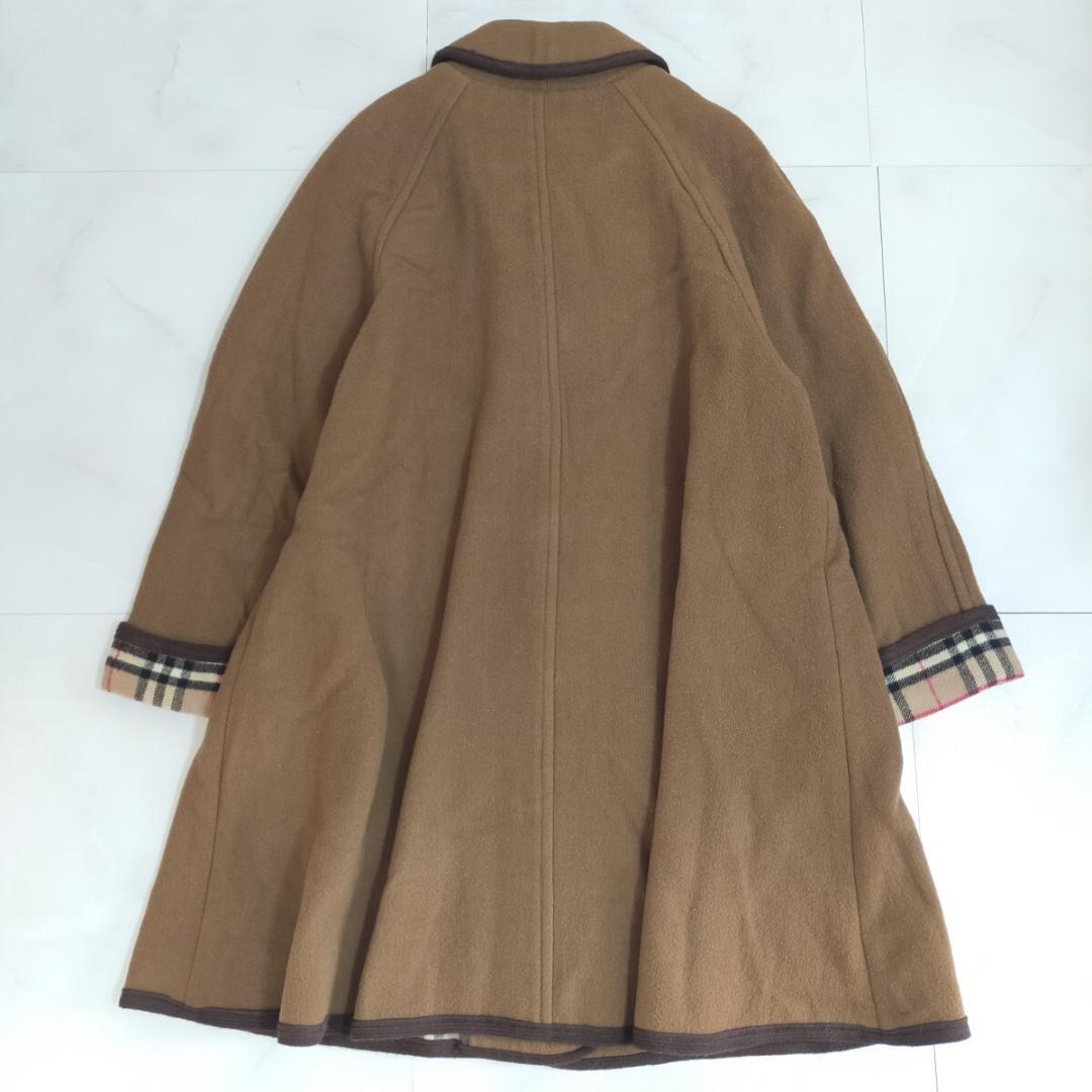 バーバリーズ Burberrys ウール　ダブルフェイス ダッフルコート　くるみ