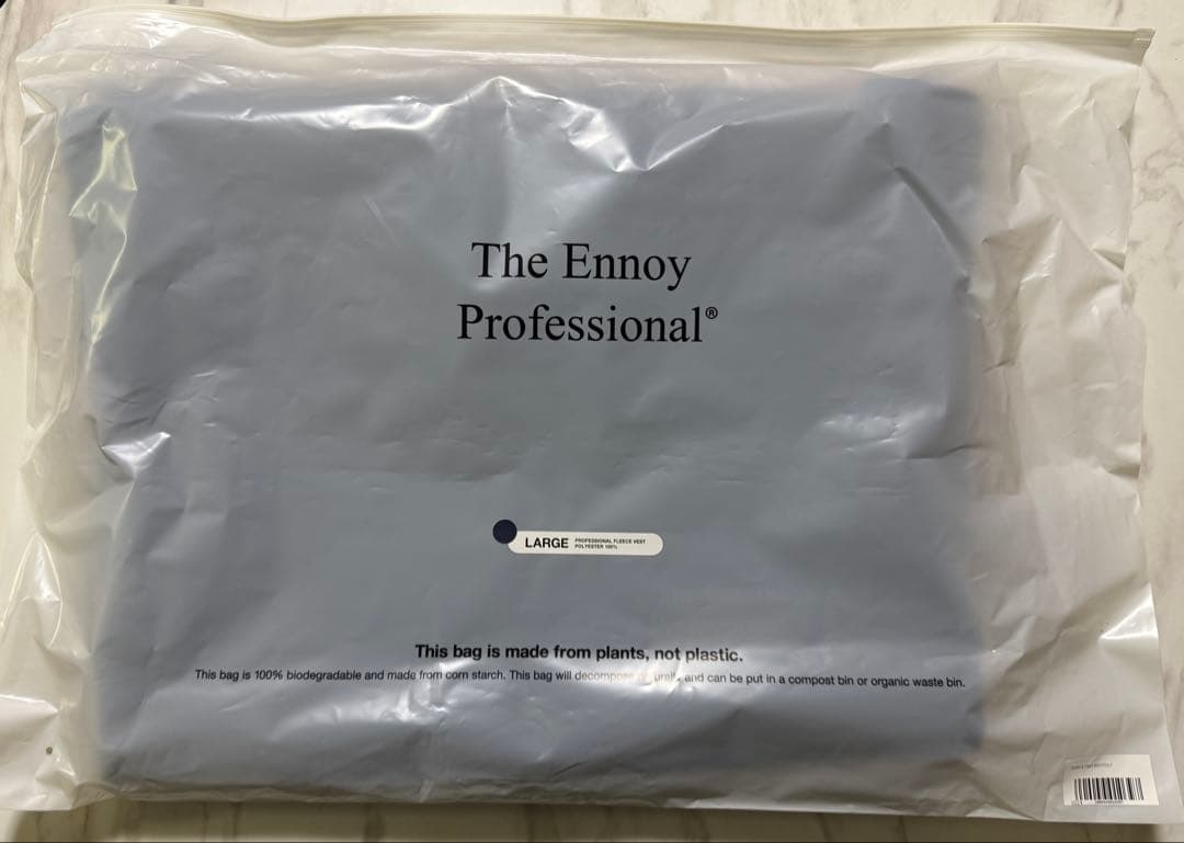 新品　PROFESSIONAL FLEECE VEST (NAVY) Lサイズ