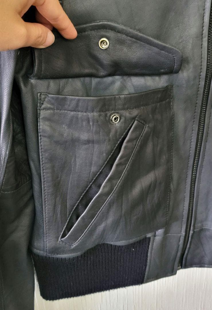 DUPRE　レザージャケット　ラム子羊革