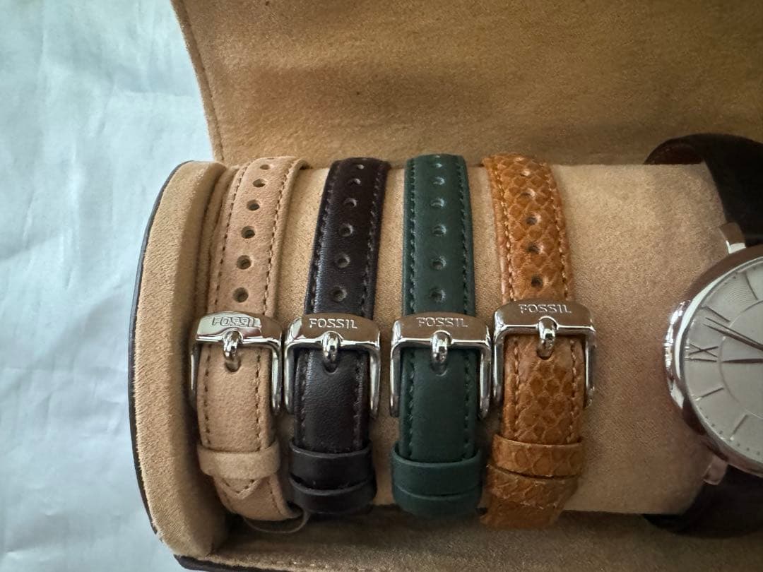 【Fossil】 レディース腕時計　ベルトセット　希少