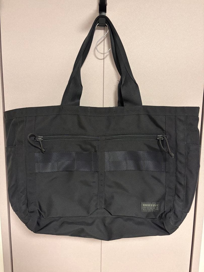 ブリーフィング　黒の大容量トートバッグ