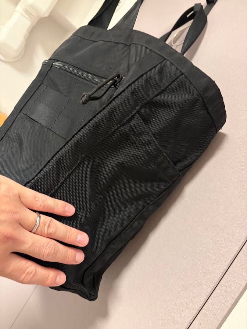ブリーフィング　黒の大容量トートバッグ