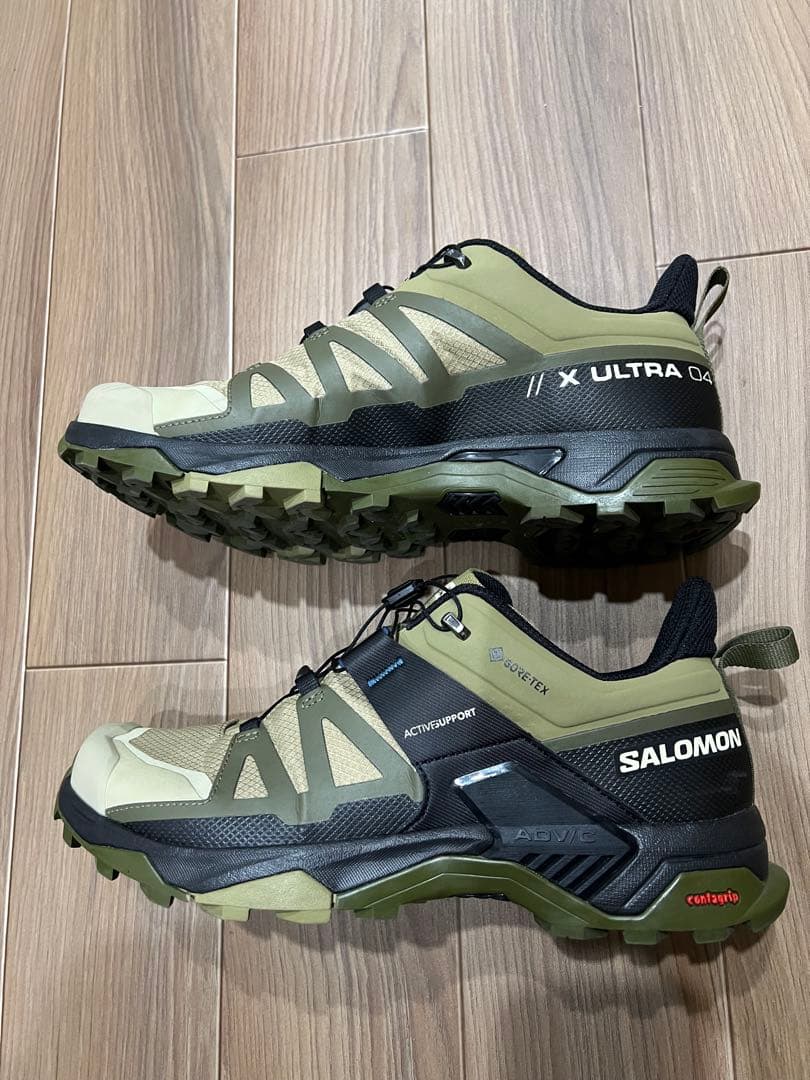 SALOMON X ULTRA 04 ⭐︎トレッキングシューズ オリーブ 27cm