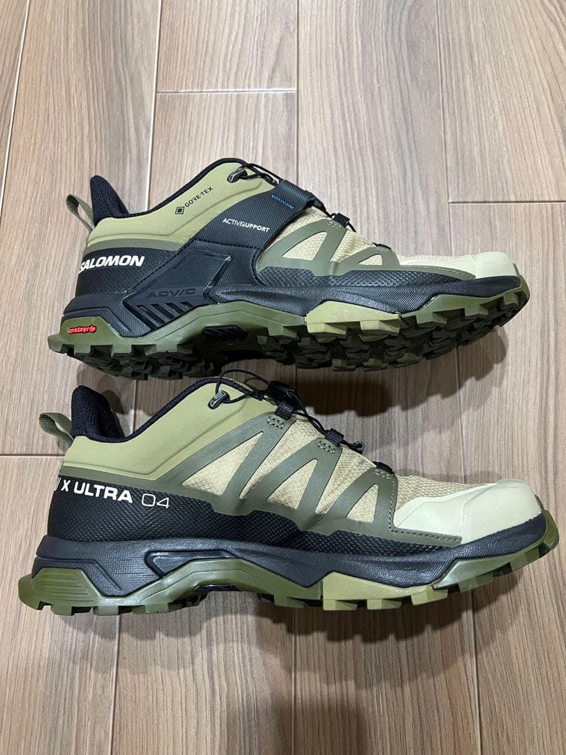 SALOMON X ULTRA 04 ⭐︎トレッキングシューズ オリーブ 27cm