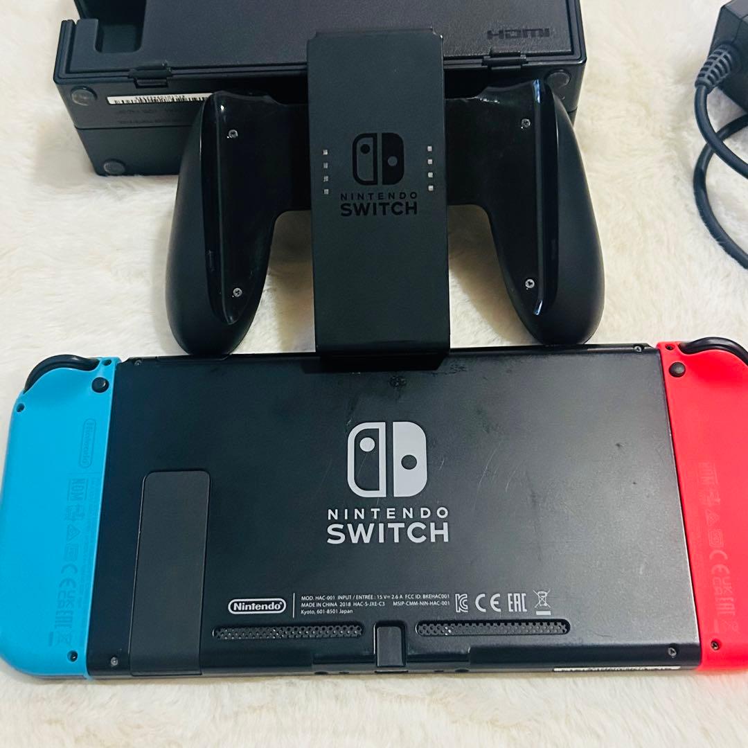 Nintendo Switch ネオンブルー/ネオンレッド 本体 付属品付き