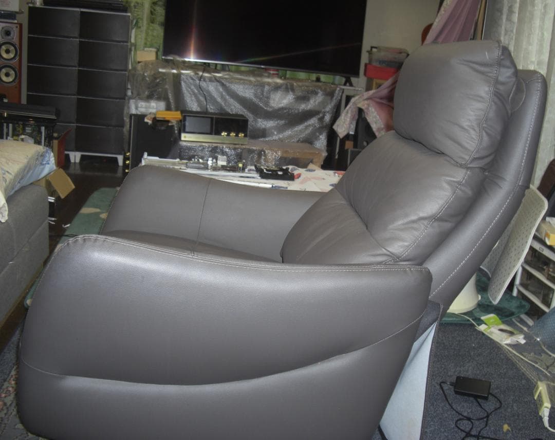 ★ニトリ 電動リクライニングチェア(2モーター ラグジェ BK)