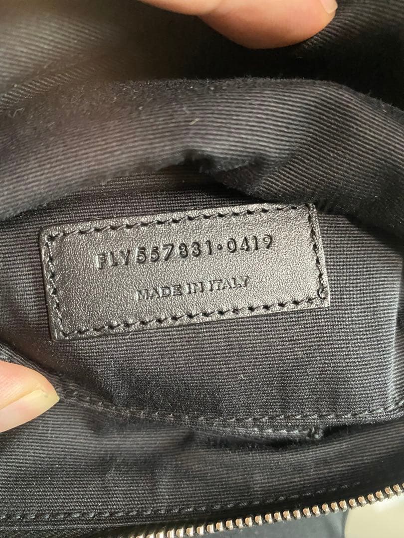 サンローラン SAINT LAURENT ボディバッグ ウエストバッグ 美品